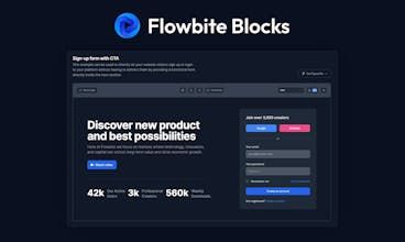 Flowbite screenshot 1