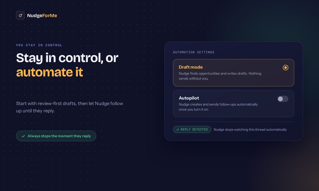 NudgeForMe screenshot 5