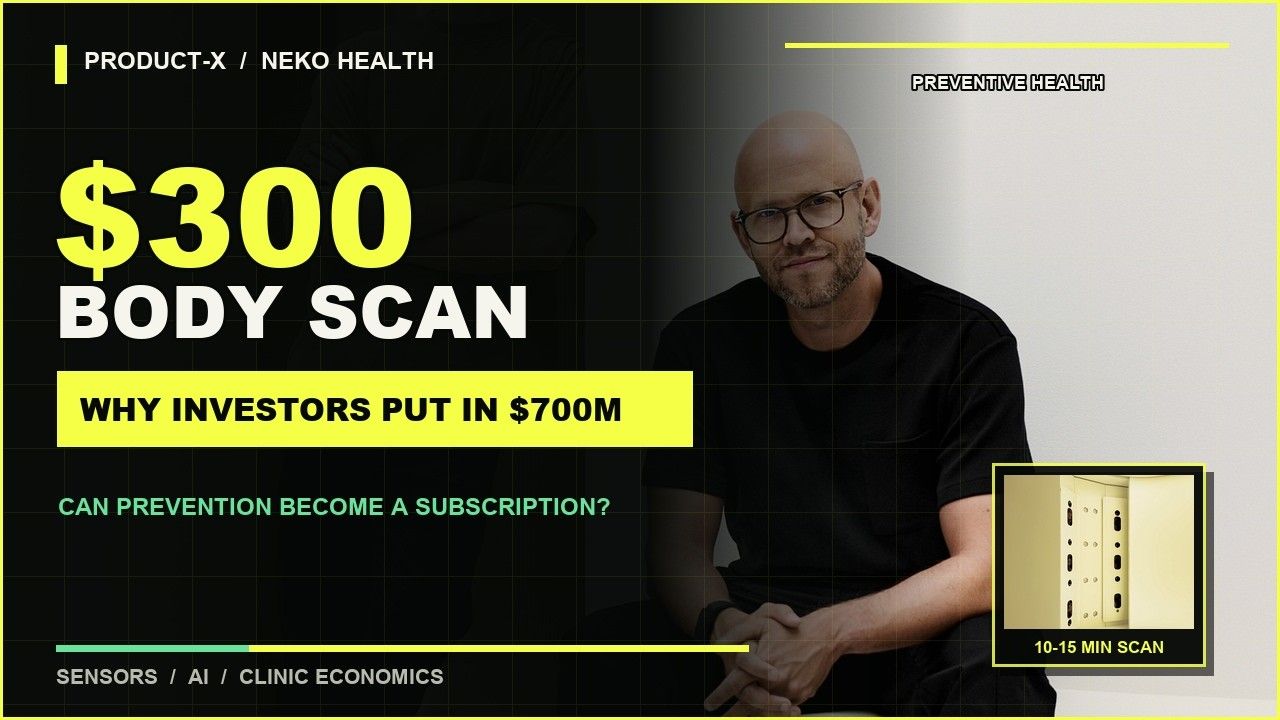 Spotify Founders 700M Healthcare Bet: Inside Neko Health | Product-X